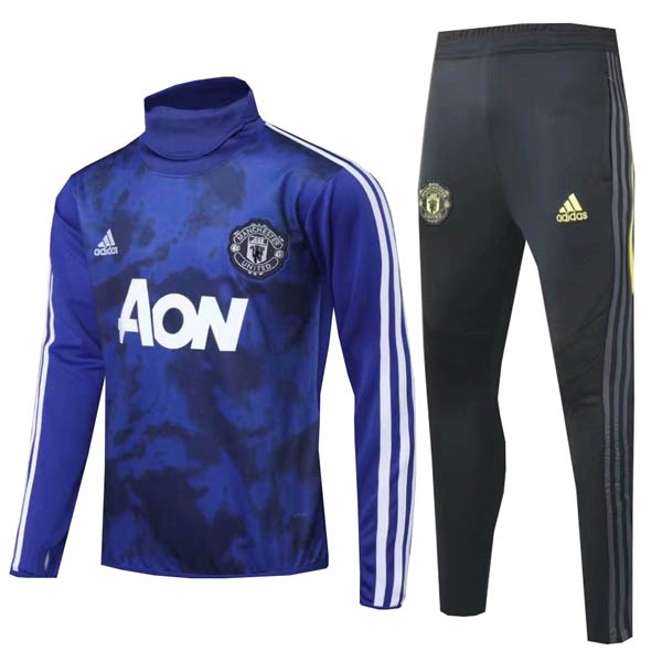 Chandal Manchester United 2019-2020 Azul Negro Blanco